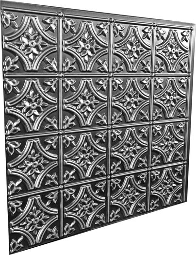 Verona Antique Silver Ceiling Tile