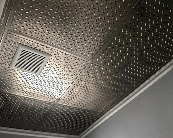 Diamond Plate Tin Ceiling Tile