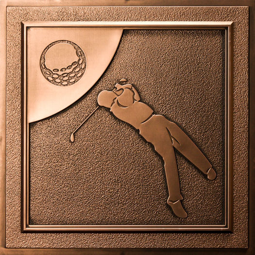 Golf Bronze Ceiling Tile