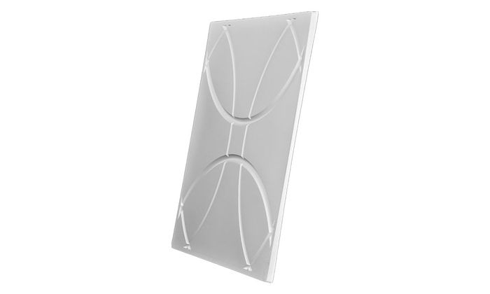 Orb 2x2 White Ceiling Tile