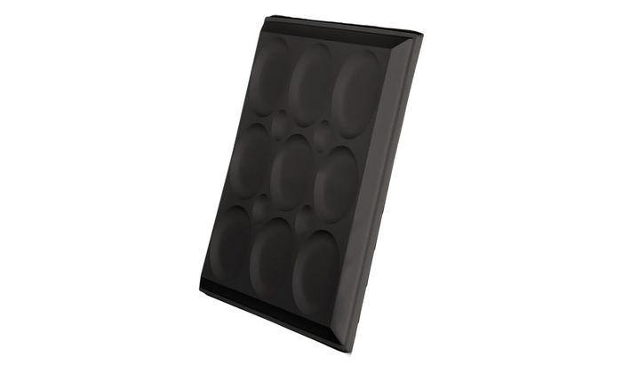 SideRoman Circle 2x2 Black Ceiling Tile