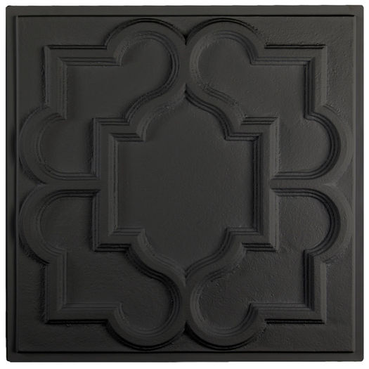 Victorian Black Ceiling Tile