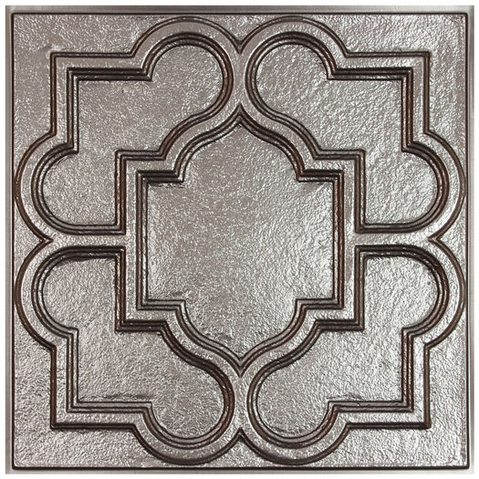 Faux Pewter Ceiling Tile - Victorian