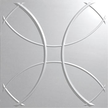 Celestial Ceiling Tile - White